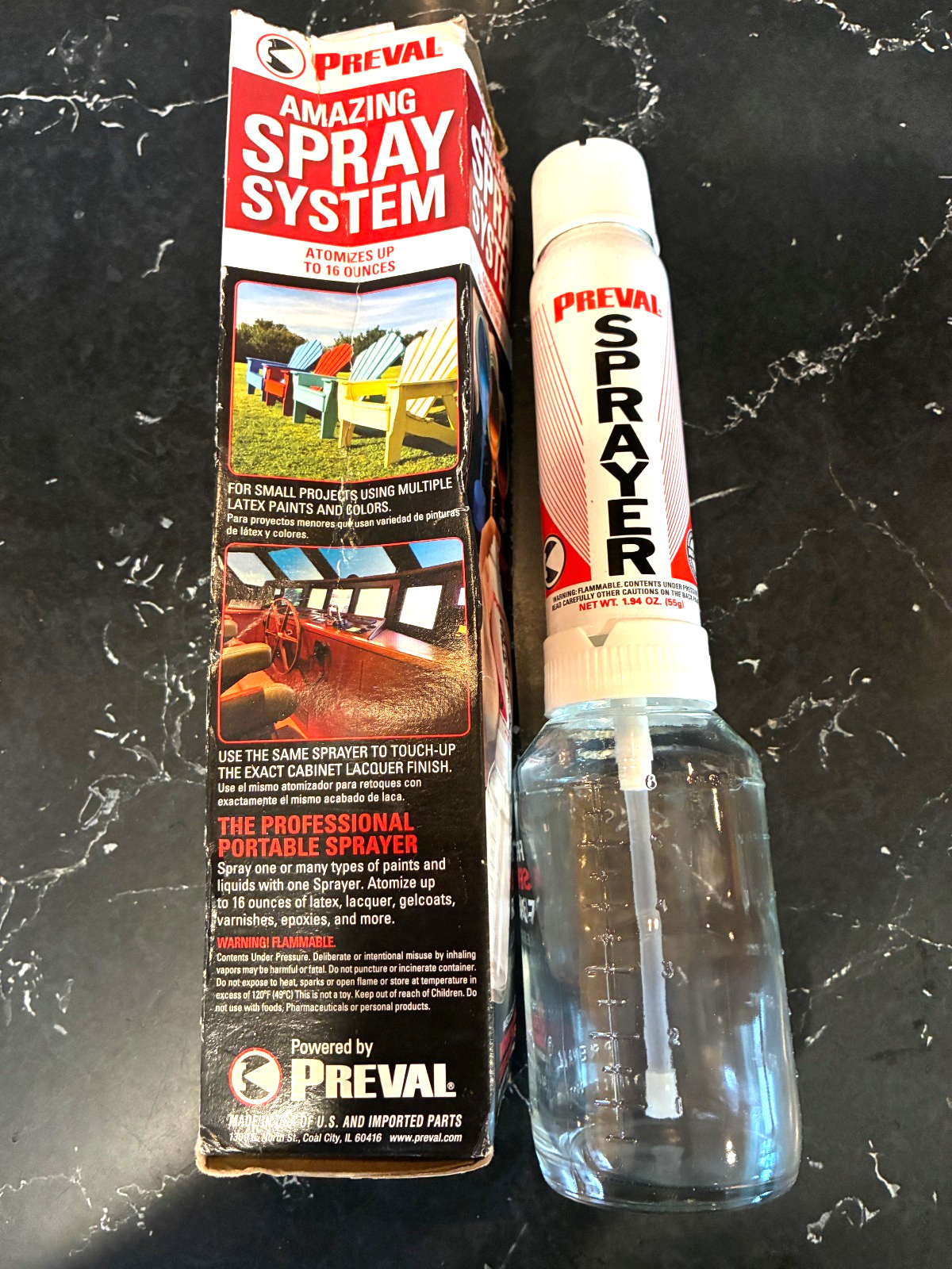 Preval Amazing Spray System Handheld Air Sprayer for Paint & Varnish