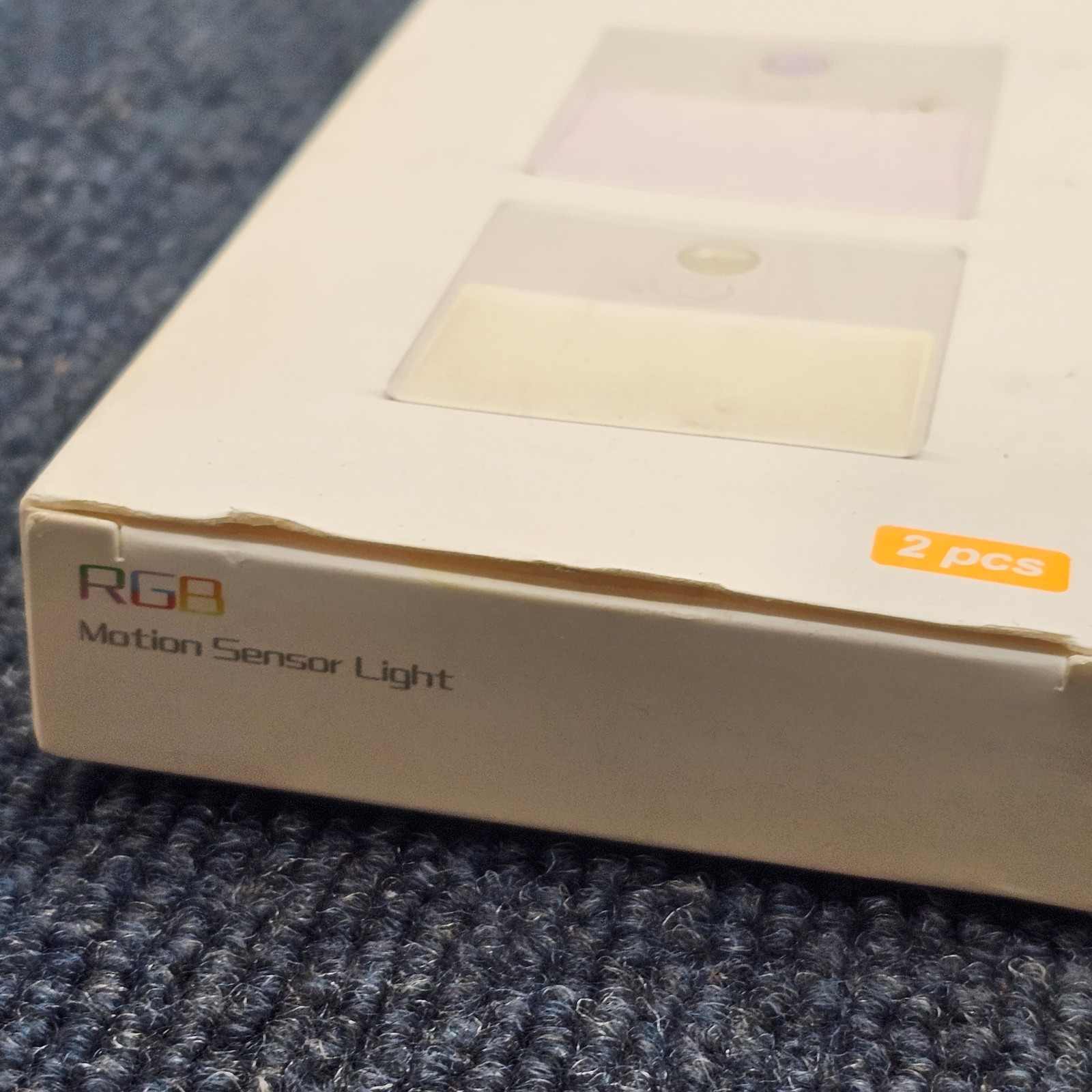 (QTY 2) NICKLUC Sensor Night Light: Stick-On Rechargeable Motion Sensor Light