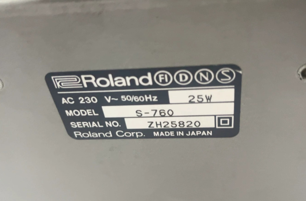 1pcs Roland S-760 Sampler