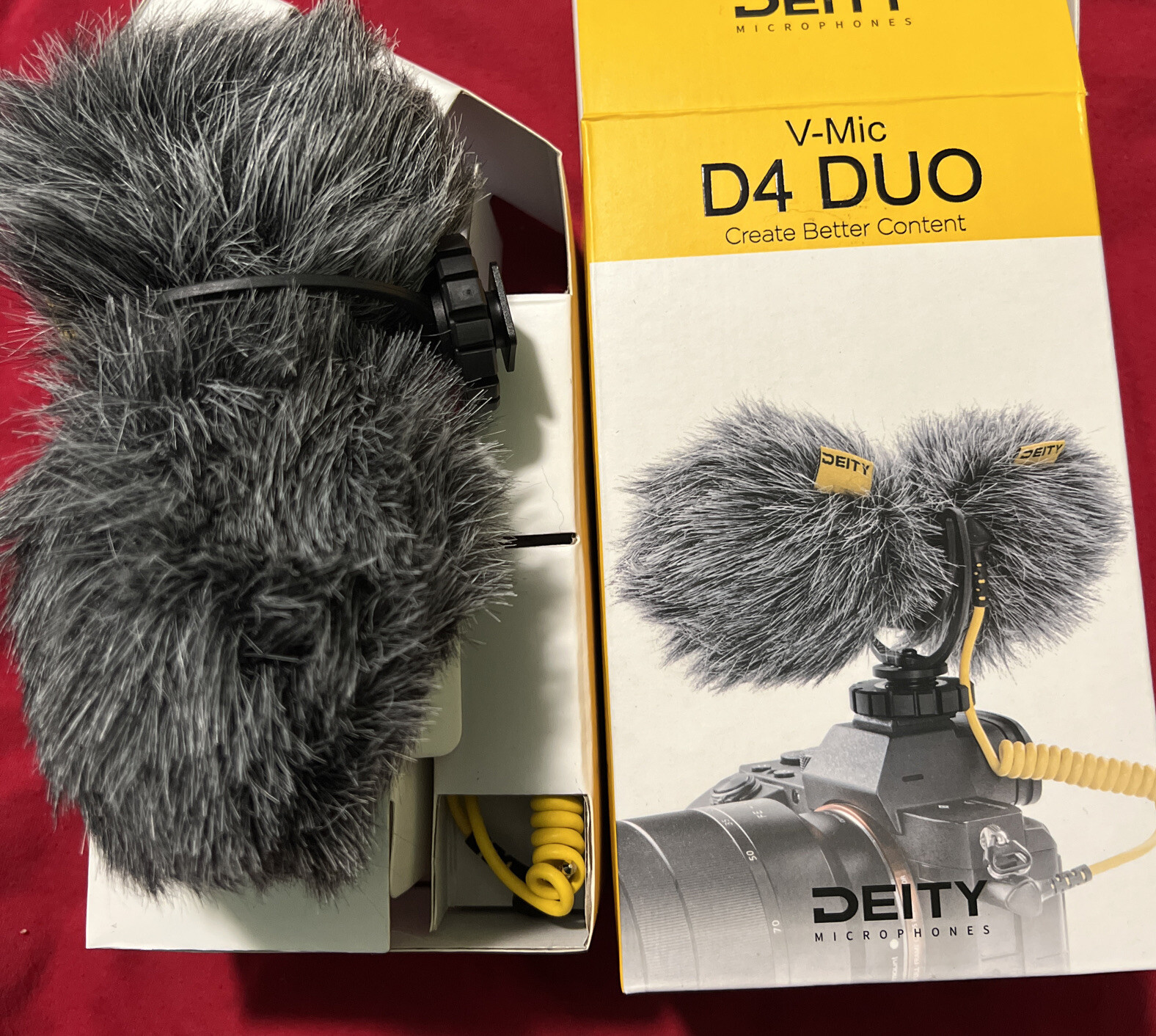 Deity V-mic D4 Duo Dual-head Cardioid Broadcast Video microphone for Phone DSLR