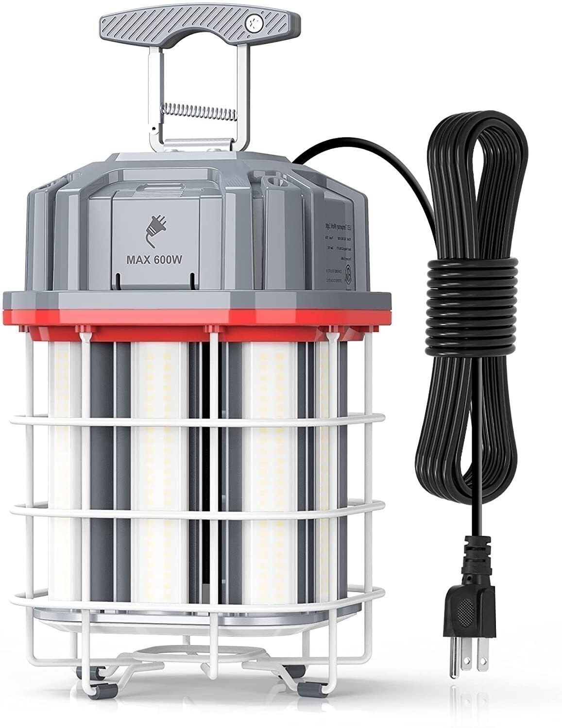 80W LED Temporary Work Light Linkable Construction Jobsite Projects Hanging Lamp