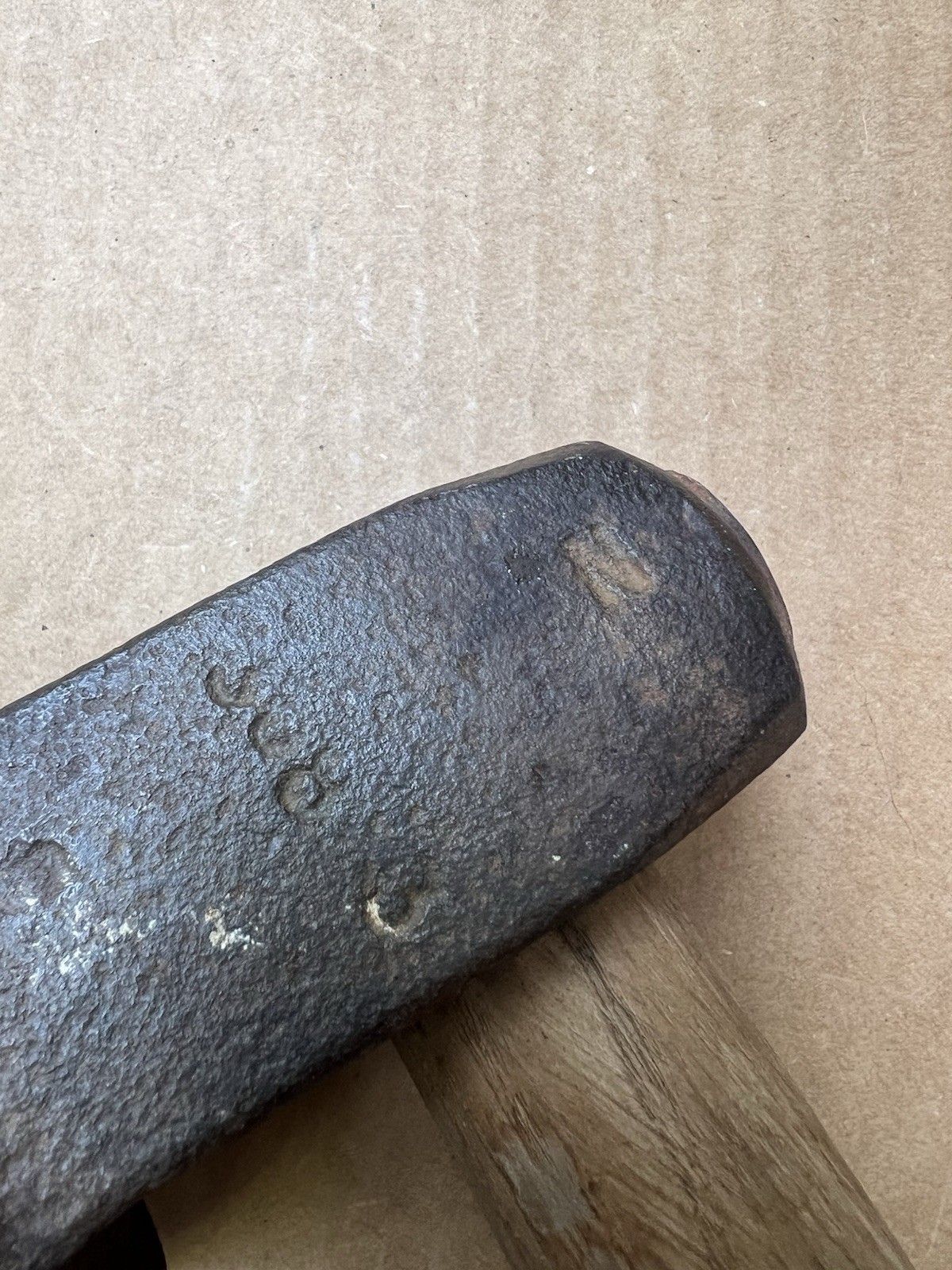 🇺🇸Vintage Devil-Tool Flatter Blacksmith Hammer 4+ Lbs. 3”x 3” Square Face🇺🇸