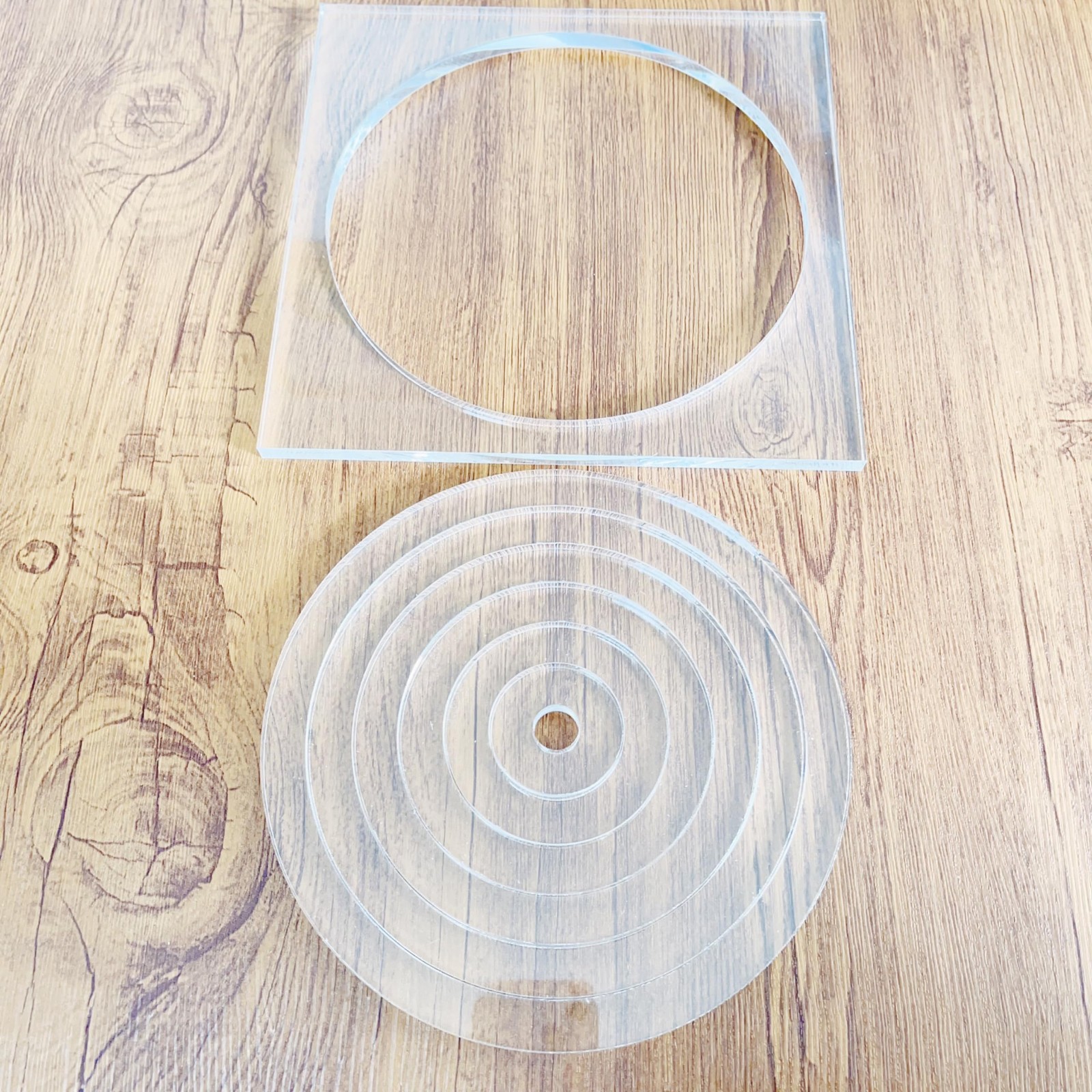 Multi Circle Router Jig - Woodworking & Craft Tracing Template