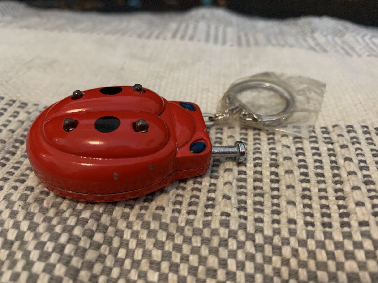 Red BEETLE CIGARETTE LIGHTER. Keychain Sealed