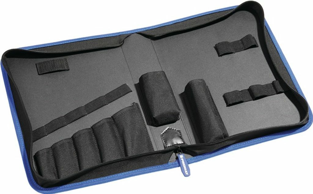 PROMAT Werkzeugmappe 11 13/16x10 5/8in 7 Compartments/6 Klettschlaufen
