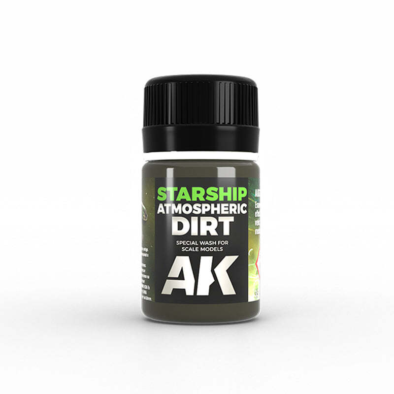 AK Interactive AK638 Starship Atmospheric Dirt Enamel 35ml - US