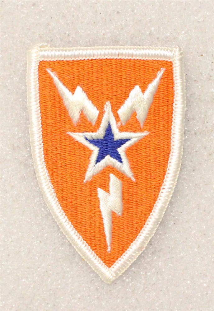 Army patch 5208 - 3rd Signal Bridge w/merrowed edge