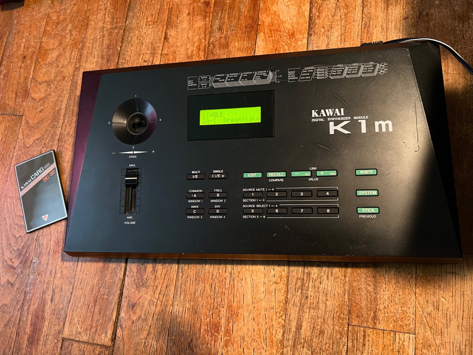 Kawai K1m Desktop Synthesizer Module w/ DC-32 Memory Card