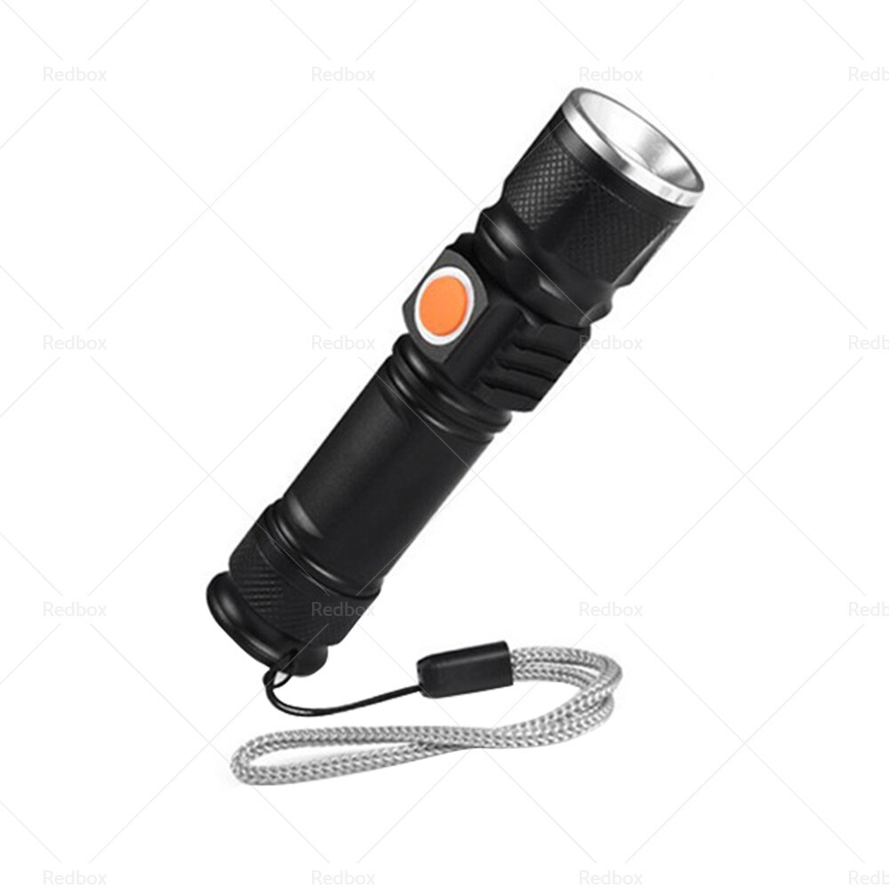 Rechargeable LED Flashlight Waterproof Torch Rainproof