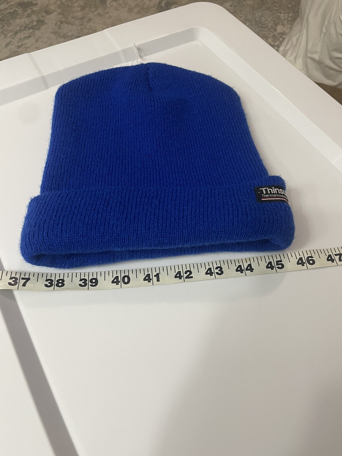 Thinsulate Blue Beanie Winter Cap One Size PreOwned Good