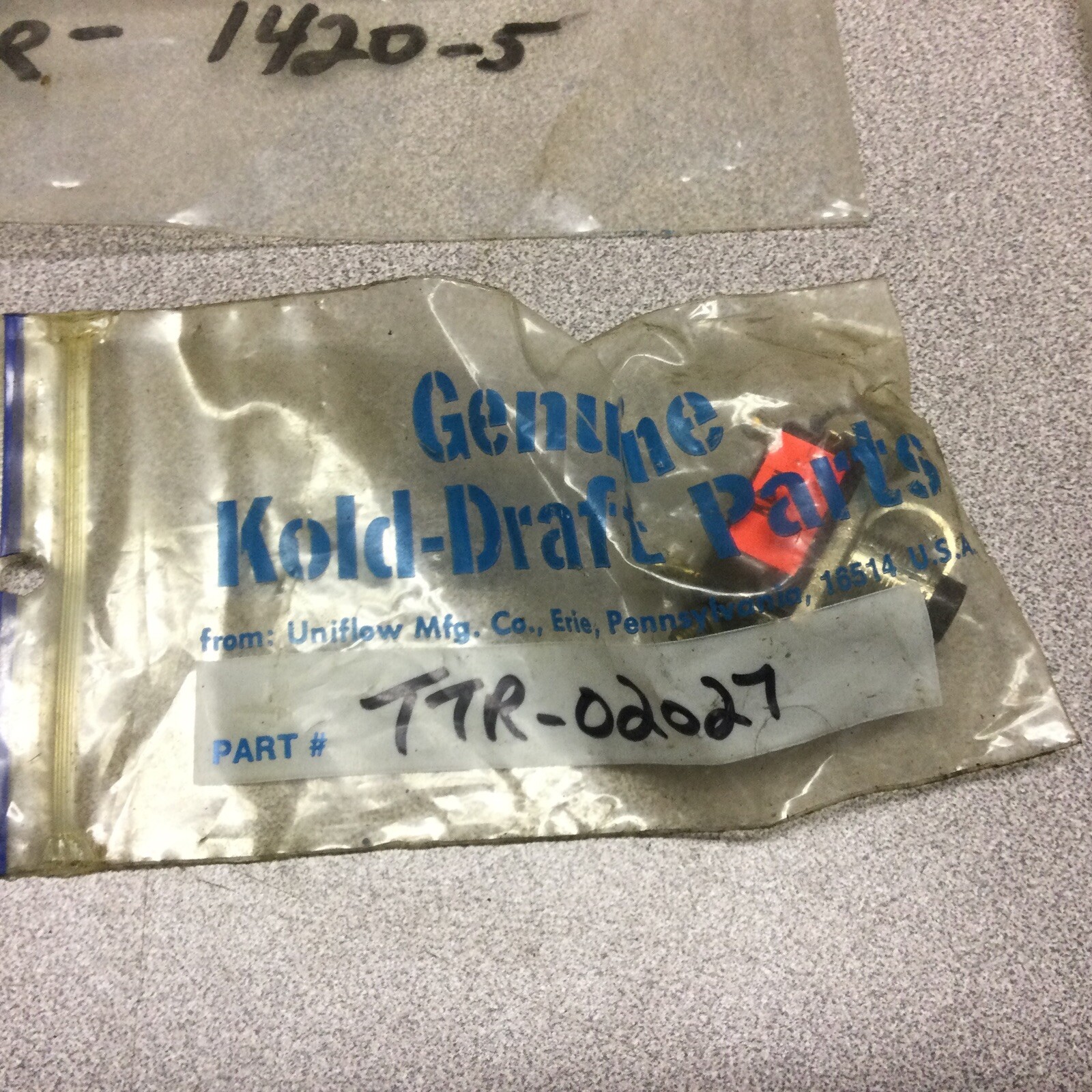Kold Draft Flake Ice Machine Parts