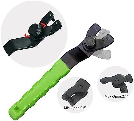 5/8"-11 Angle Grinder Extension Shaft Connecting Rod with Grinder Adjustable Spa