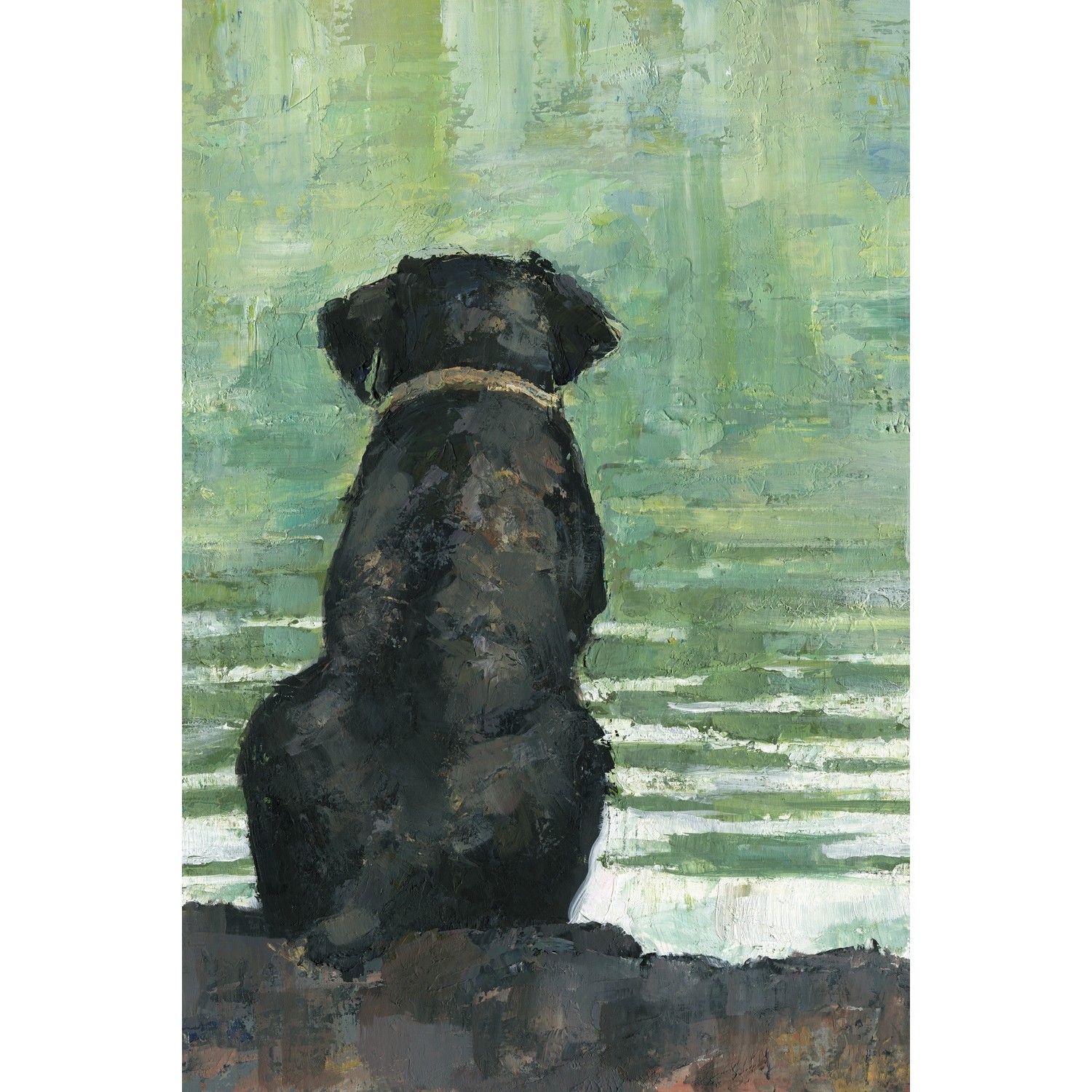 Marmont Hill Let Me Swim Painting Print on Wrapped Canvas 20x30