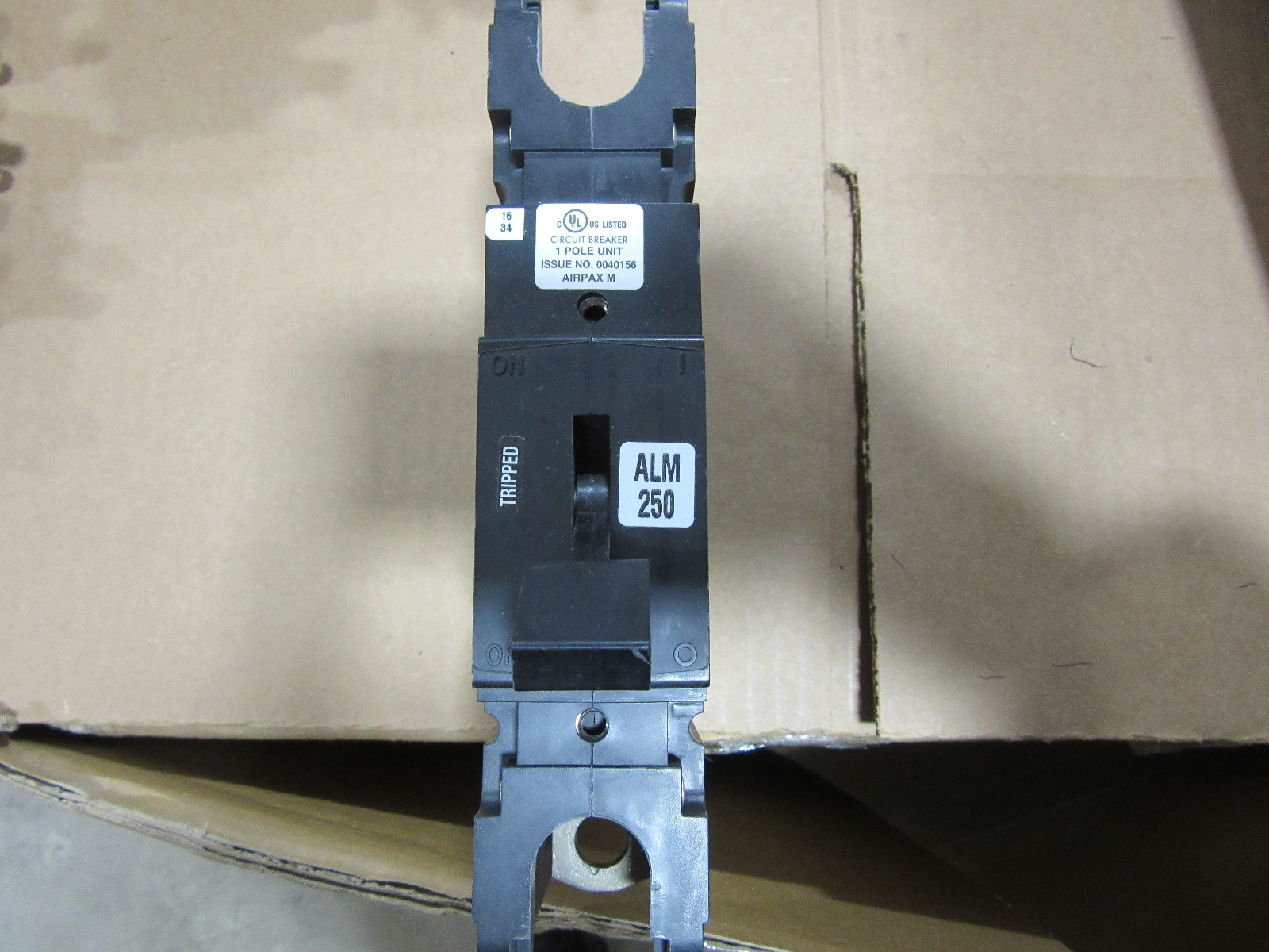Airpax JLM-1-1RLS4-32557-250 Circuit Breaker 1P 250A NEW!!! Free Shipping