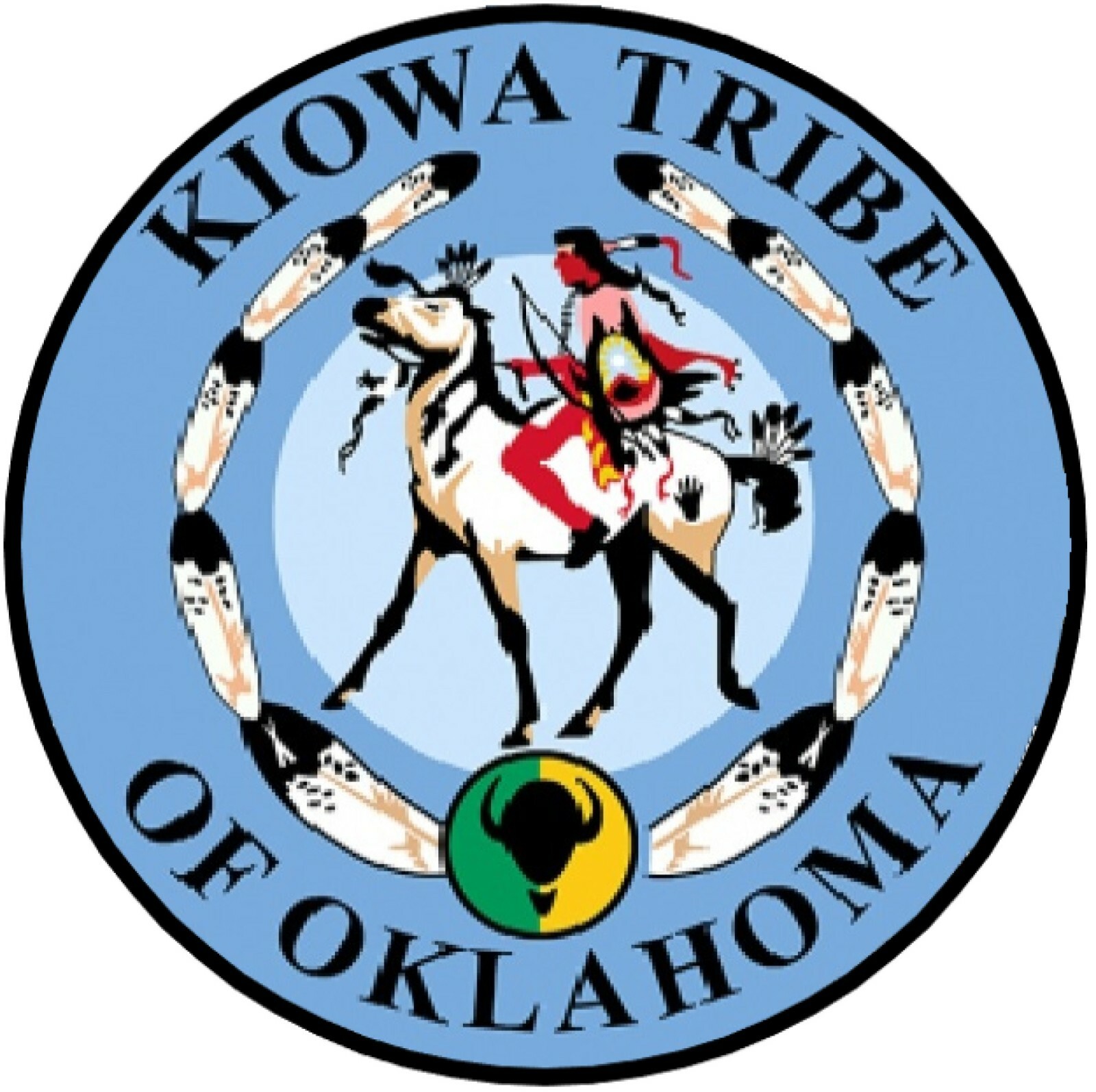 Kiowa Indian Tribe of Oklahoma 2" Decal