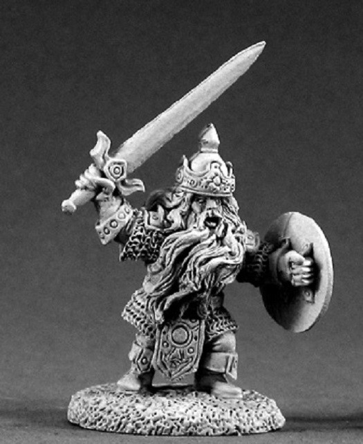 Dark Heaven Legends Reaper 02135 KING NORIN SLIVERBEARD DWARF FIGHTER