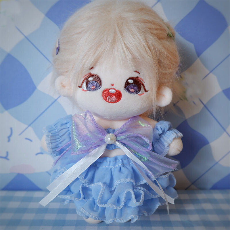 20cm Plush Girls Doll Toy Clothes Princess Dress Clothing