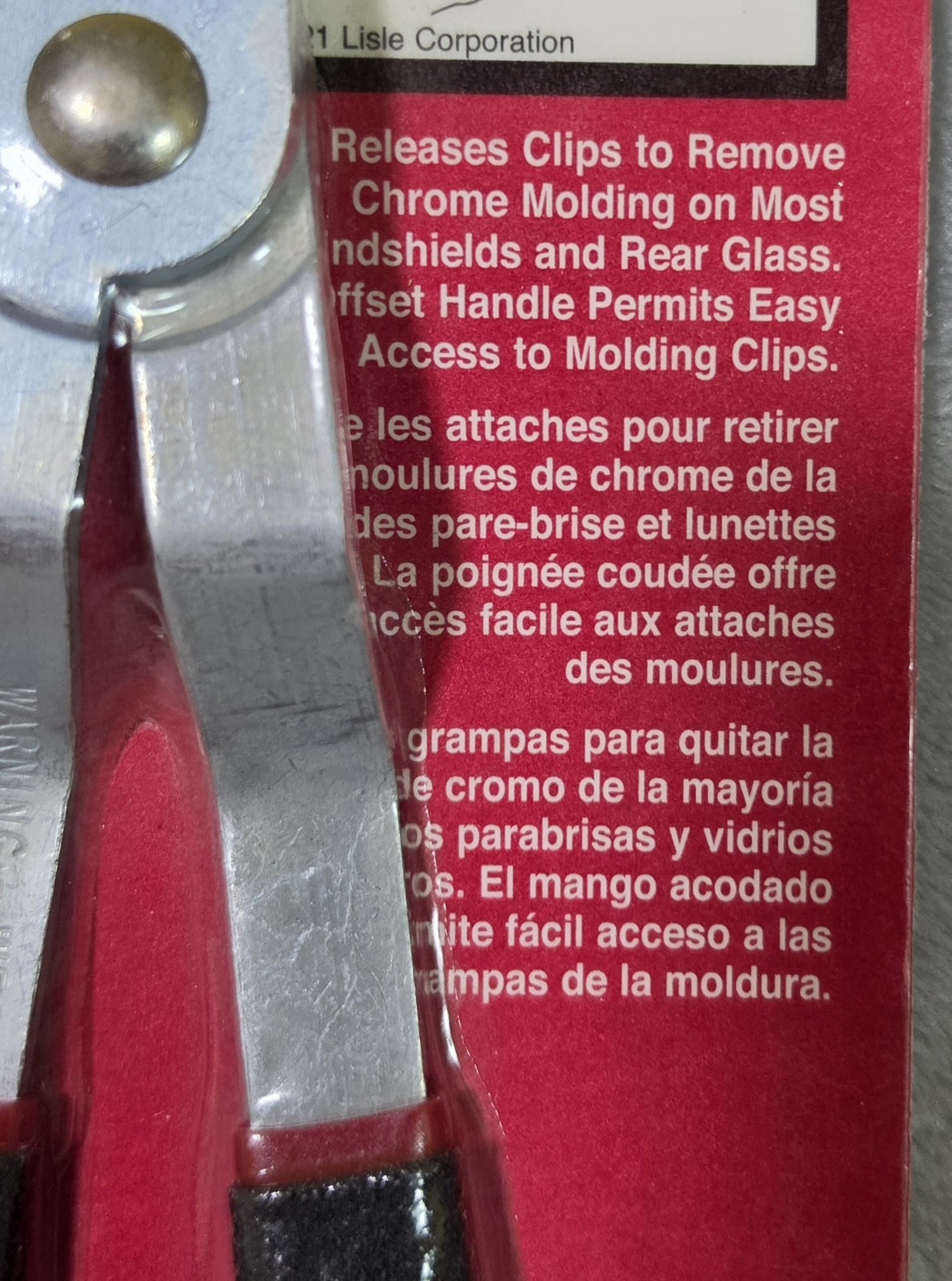 Lisle Windshield Molding/Door Handle Clip Pliers 35200