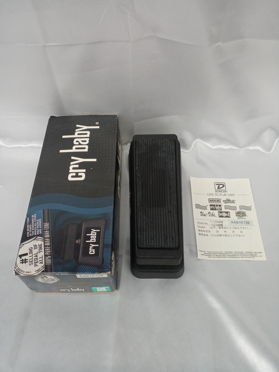 DUNLOP GCB95 Wah Pedal Guitar Effects Pedal Used Vintage Condition Ready