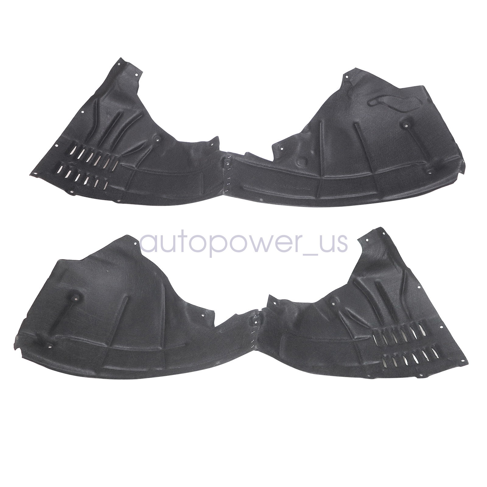 For Audi Q5 2018 2019-22 2023 2Pcs Front Left & Right Fender Liner Set Black New
