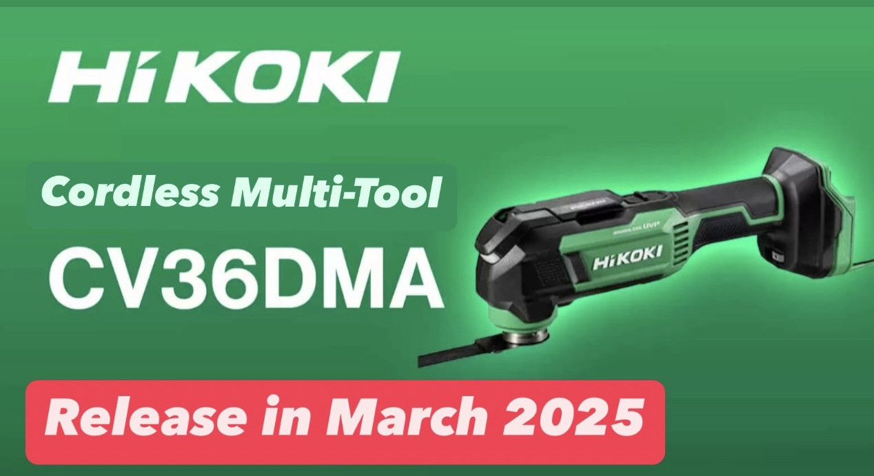HiKOKI Cordless Multi Tool 36V Bare Tool CV36DMA(NN) – New Release!