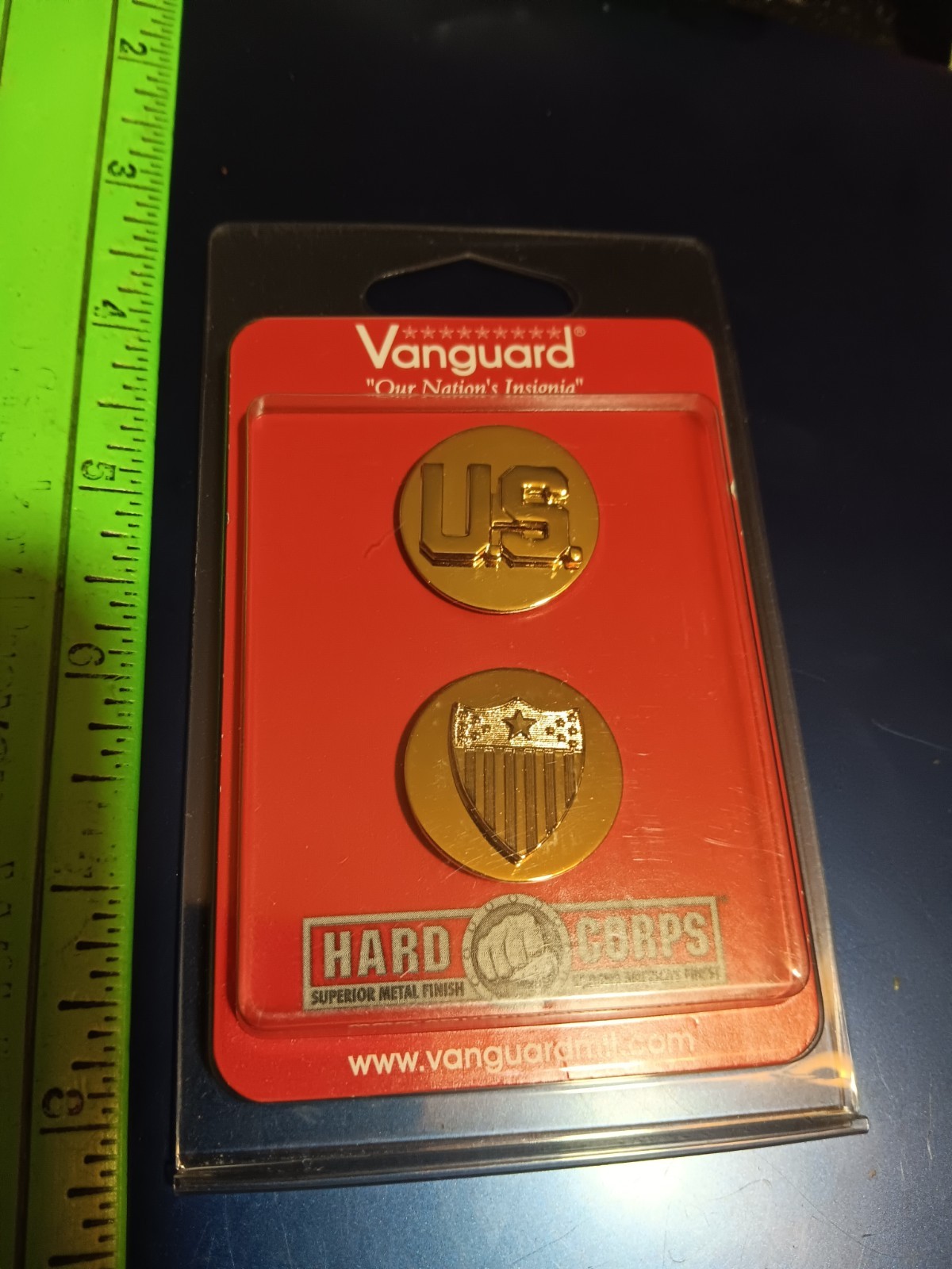Vanguard- Army Collar Disc's - U.S. And Adjutant General (25-1364)