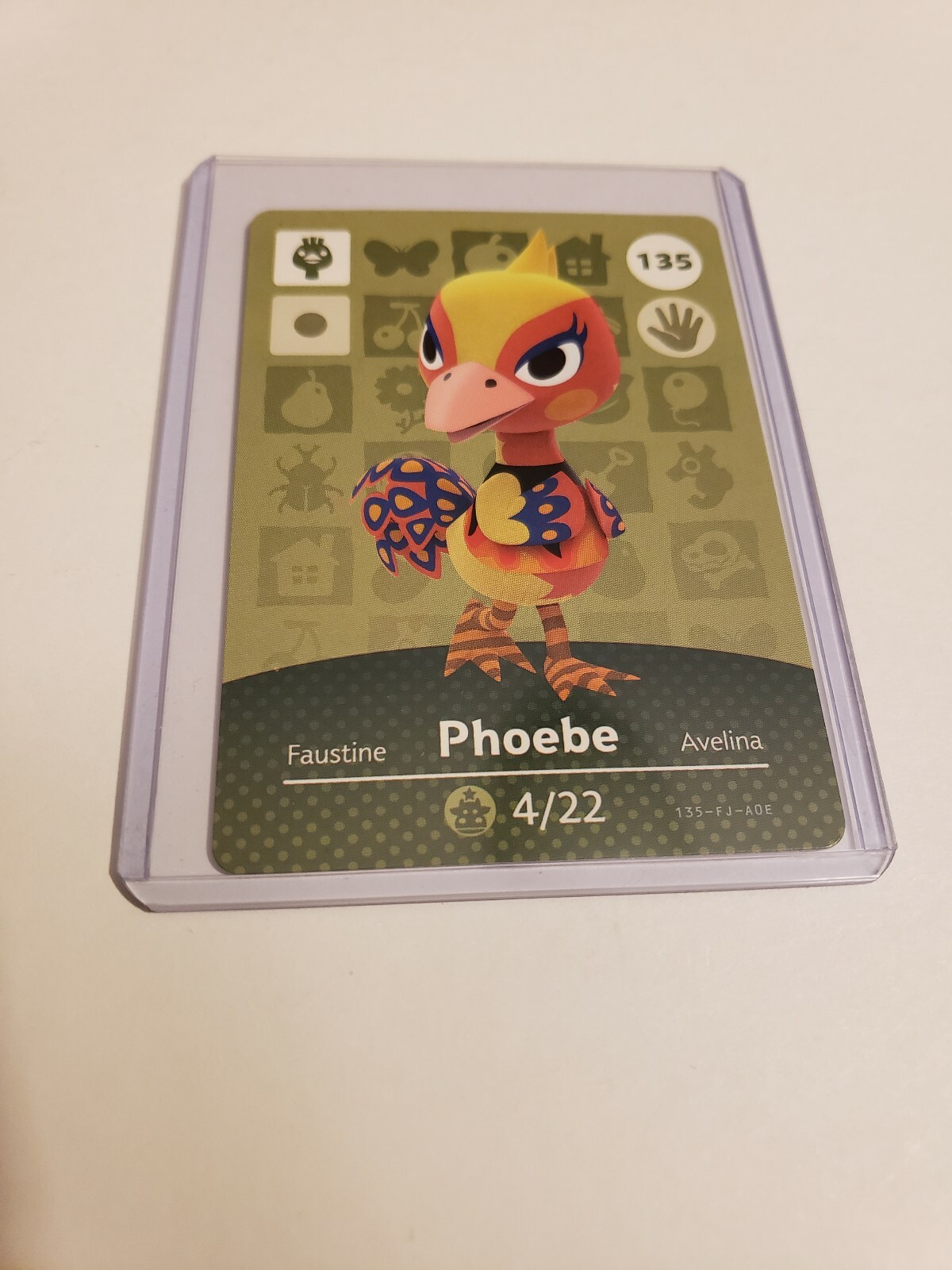 !SUPER SALE! Phoebe # 135 Animal Crossing Amiibo Card AUTHENTIC Series 2 NEW!