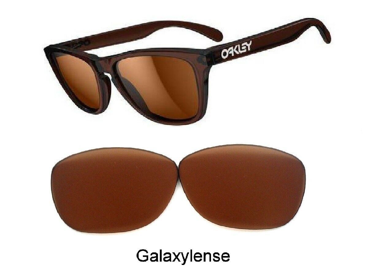 Galaxy Replacement Lenses For Oakley Frogskins Sunglasses Prizm Brown Color