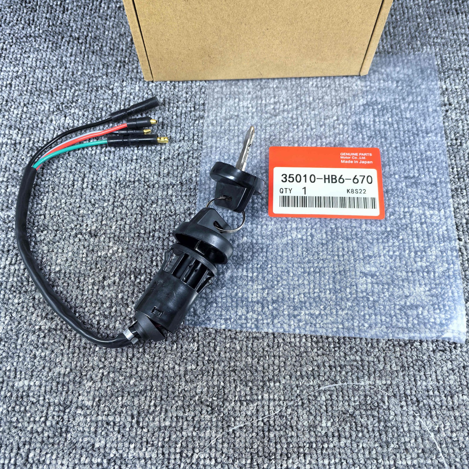OEM Ignition Key Switch For Honda ATC 1982-1984 Big RED 200ES ATC200E ATC200M