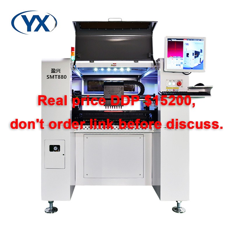 Real Price DDP $15200 Stock in USA/EU SMT Pick and Place Machine SMT880 8 Heads