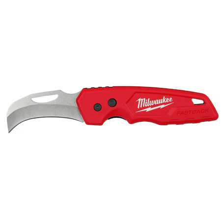 Milwaukee Tool 48-22-1525 Fastback Hawkbill Folding Knife
