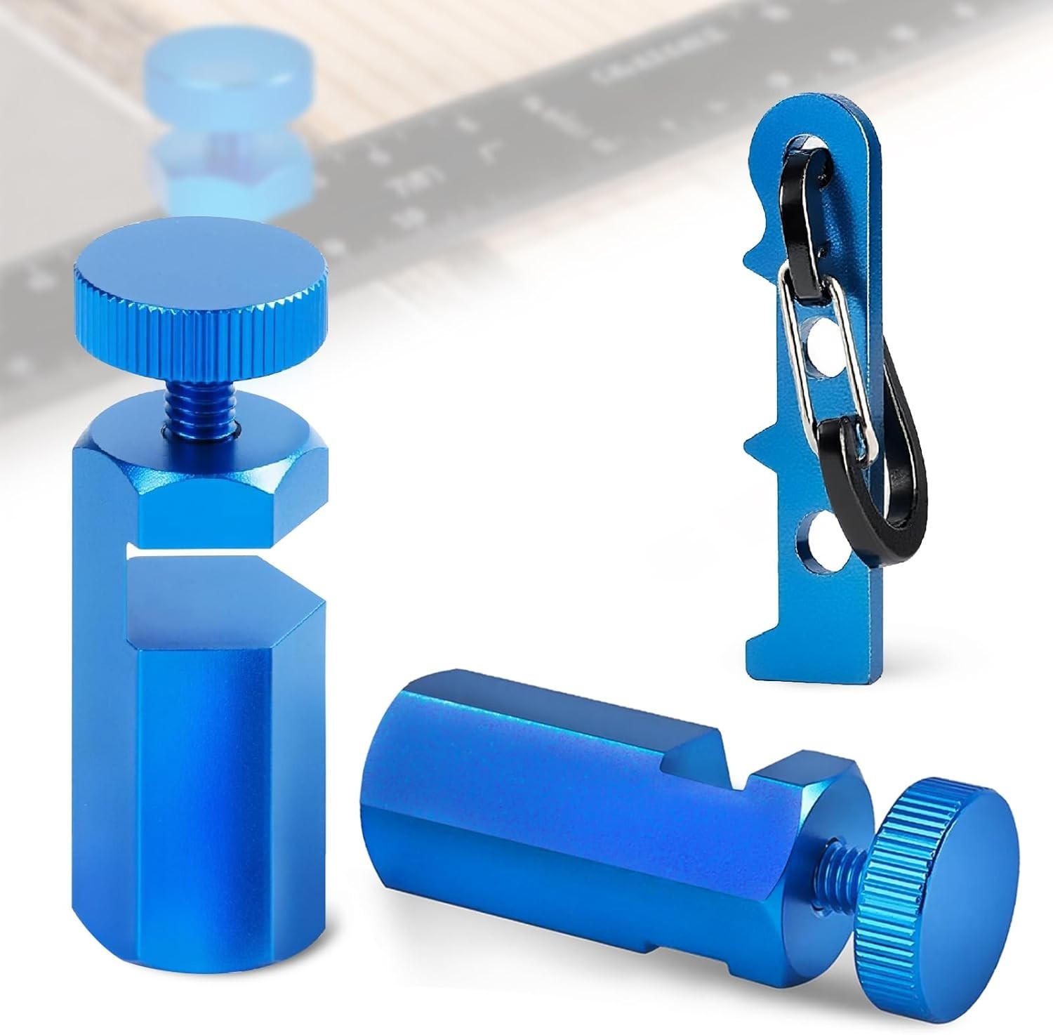 Tall Stair Gauges for Framing Square with Holder and Hook, Framing Jig for Speed