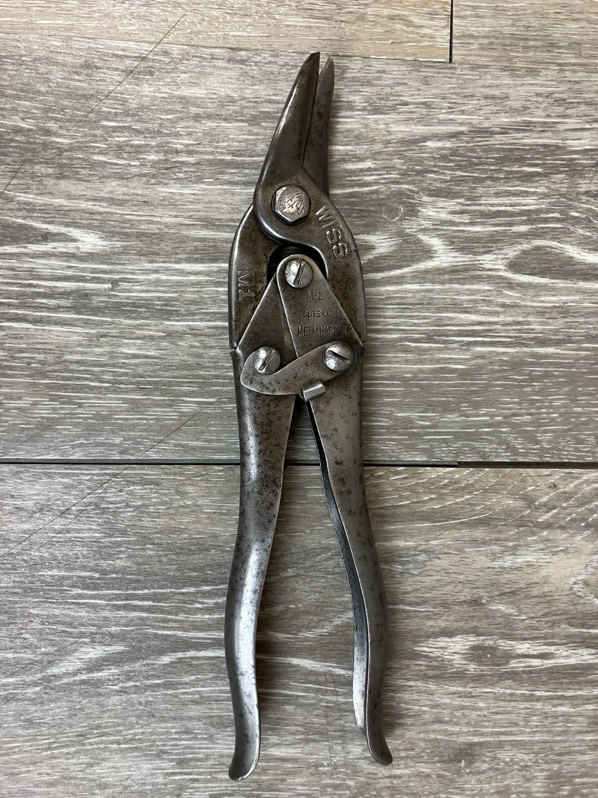 Wiss M1 Metal Master Snips Left Cut 10” Long U.S.A. Vintage