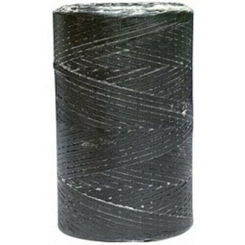 500 yds, Wax Lacing Cord Nylon, Black 0.09" for Binding Wiring Harnesses
