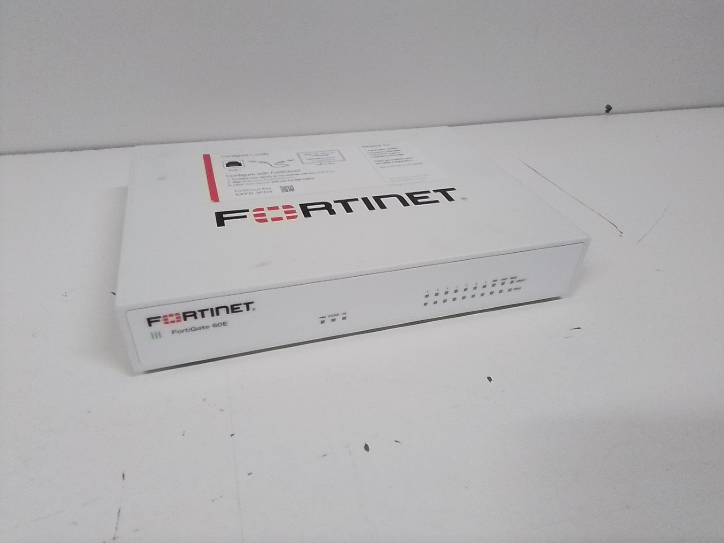 USED Fortinet FortiGate FG-60E Network Security Firewall - No AC Adapter