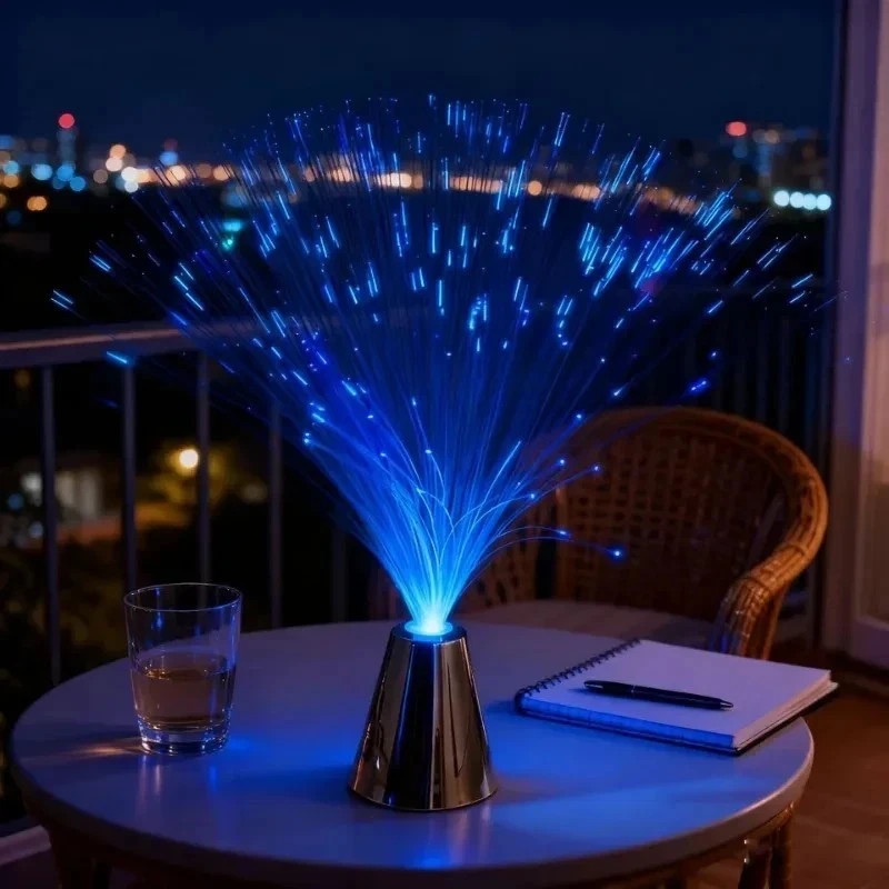 LED Fiber Optic Lamp Multicolor Starry Sky Night Light Wedding Party Decor