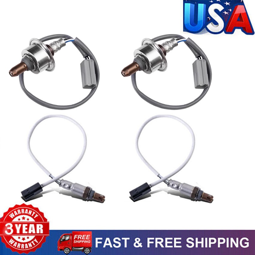 Set of 4 Upstream+Down Oxygen O2 Sensors For 2007-2012 Nissan Sentra 2.5L L4