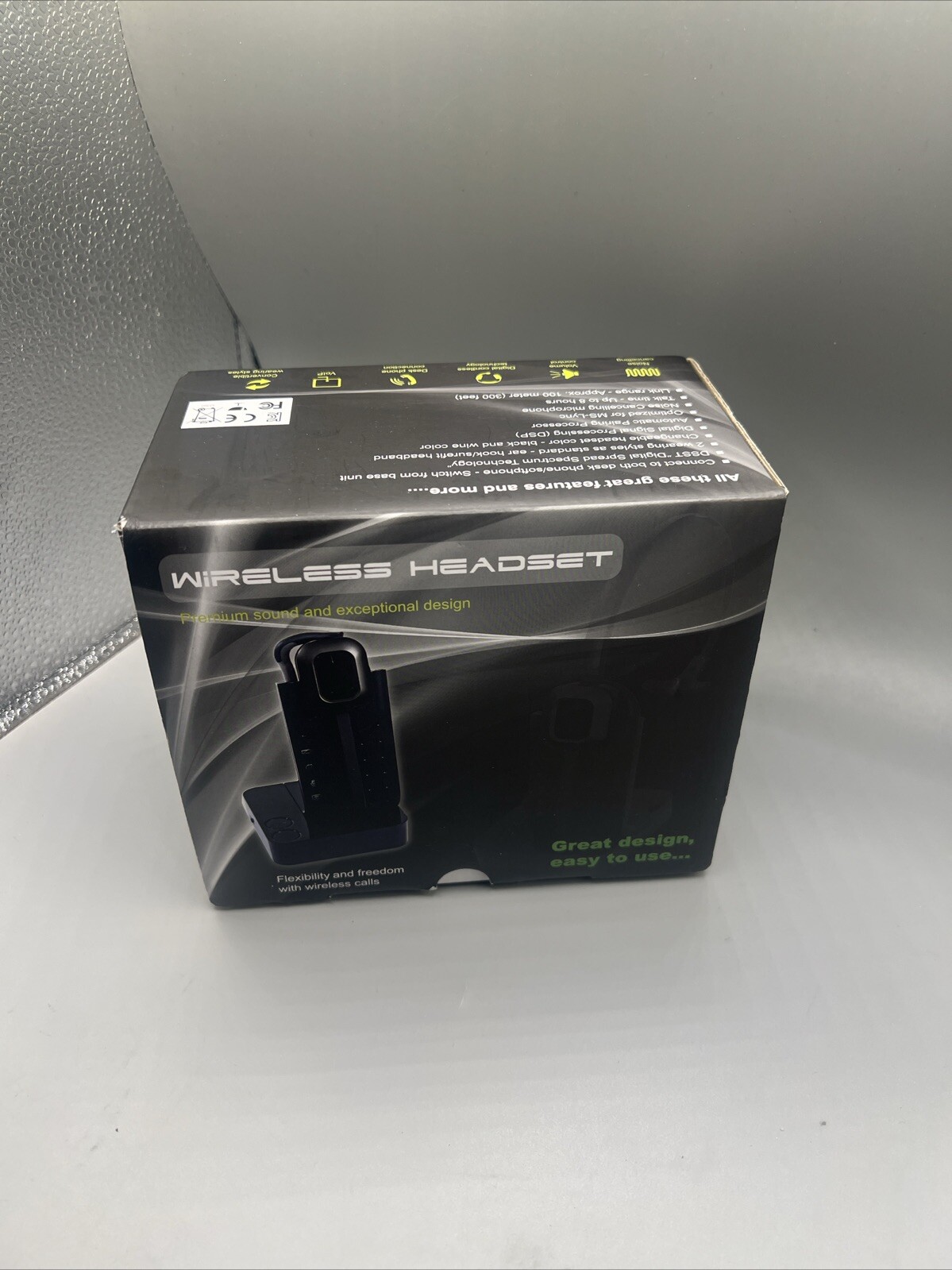 Wireless Headset With Microphone For Pc/phone