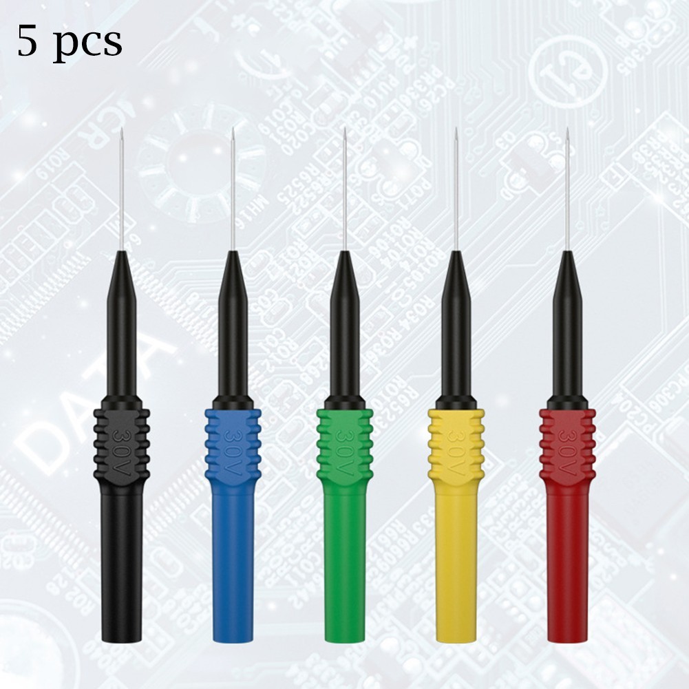 Test Probe Multimeter Tools 30-60V/30A 4mm AC/DC Head/Needle Insulated