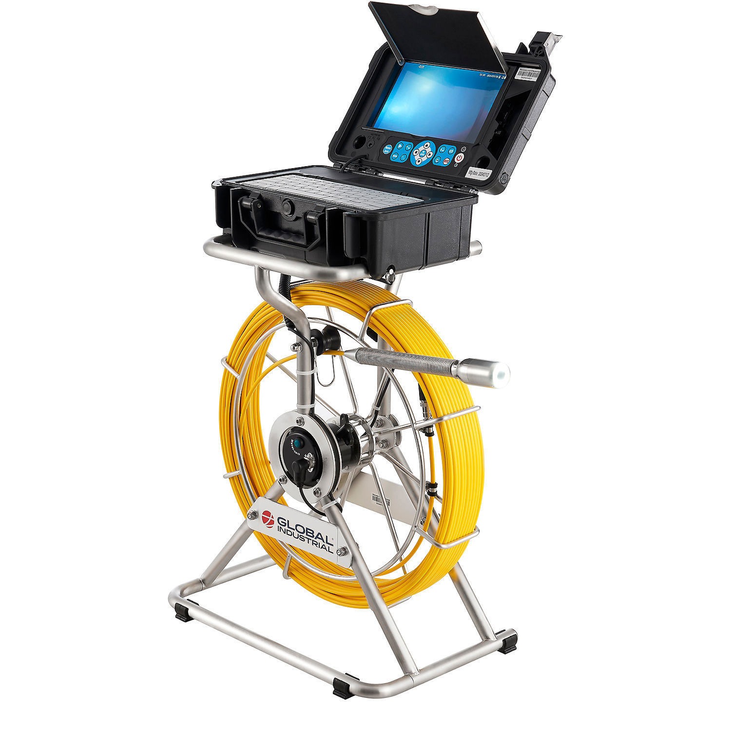 Global Industrial Pipe Inspection Camera 10" Display 200' Cable  Distance