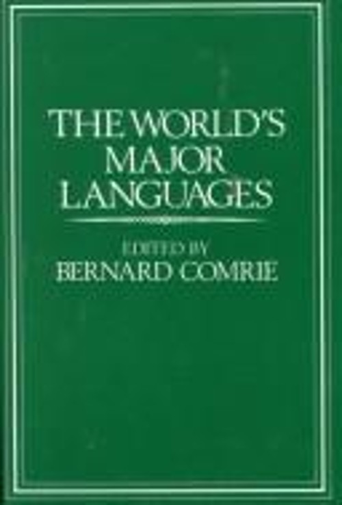 The World's Major Languages Hardcover