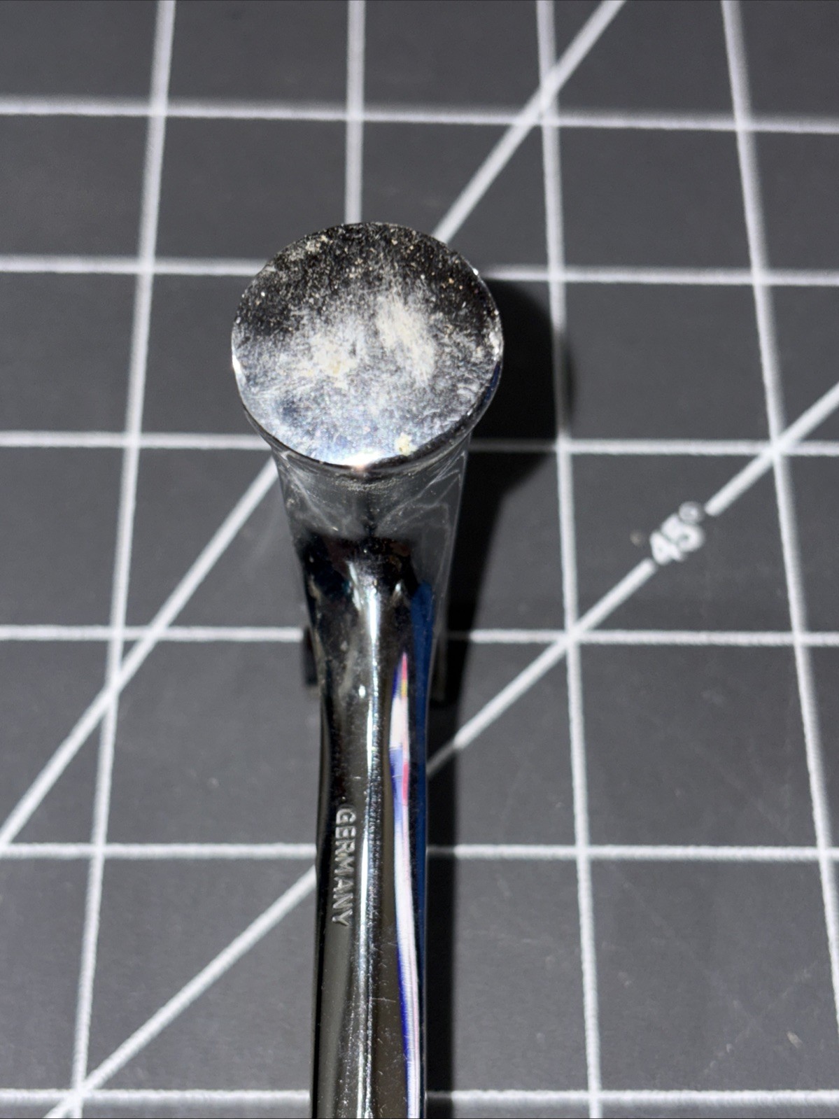 Vintage Chrome Hammer Germany- 7” Long