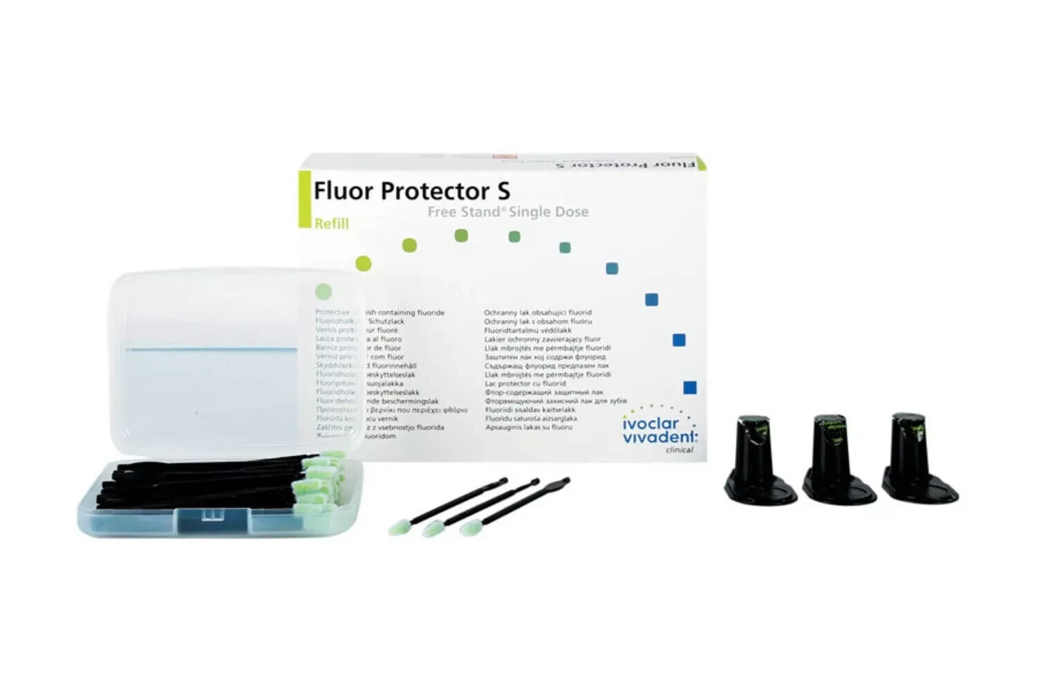 Ivoclar Fluor Protector S Protective Varnish with Fluoride 20x0.26g Ref 639522