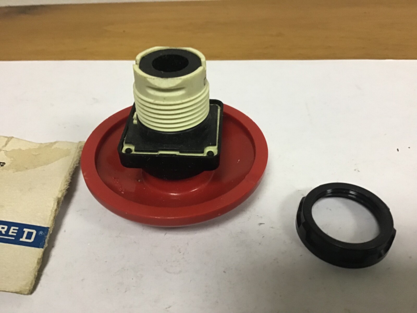 New Square D 9001 D1B2R Mushroom Push Button, 60MM Diameter
