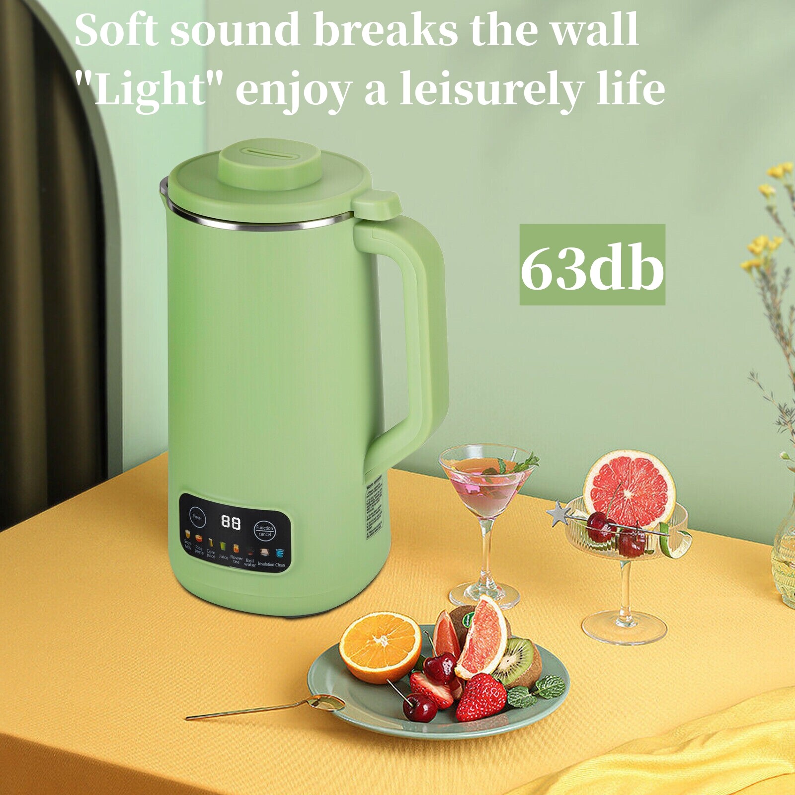 Automatic Nut Milk Maker Machine Homemade Almond Oat Coconut Soy?800ml