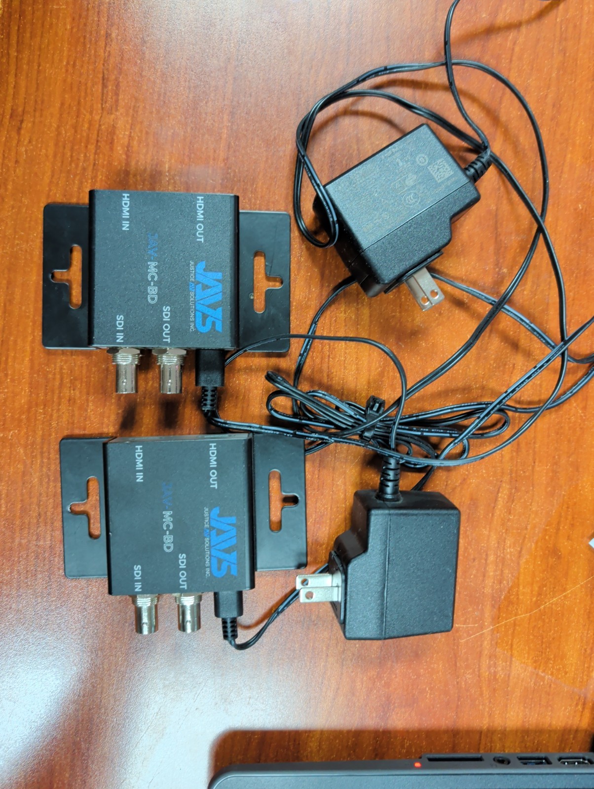 2- JAVS SDI to HDMI Digital Converter w/ Power Adapter Lot Of 2