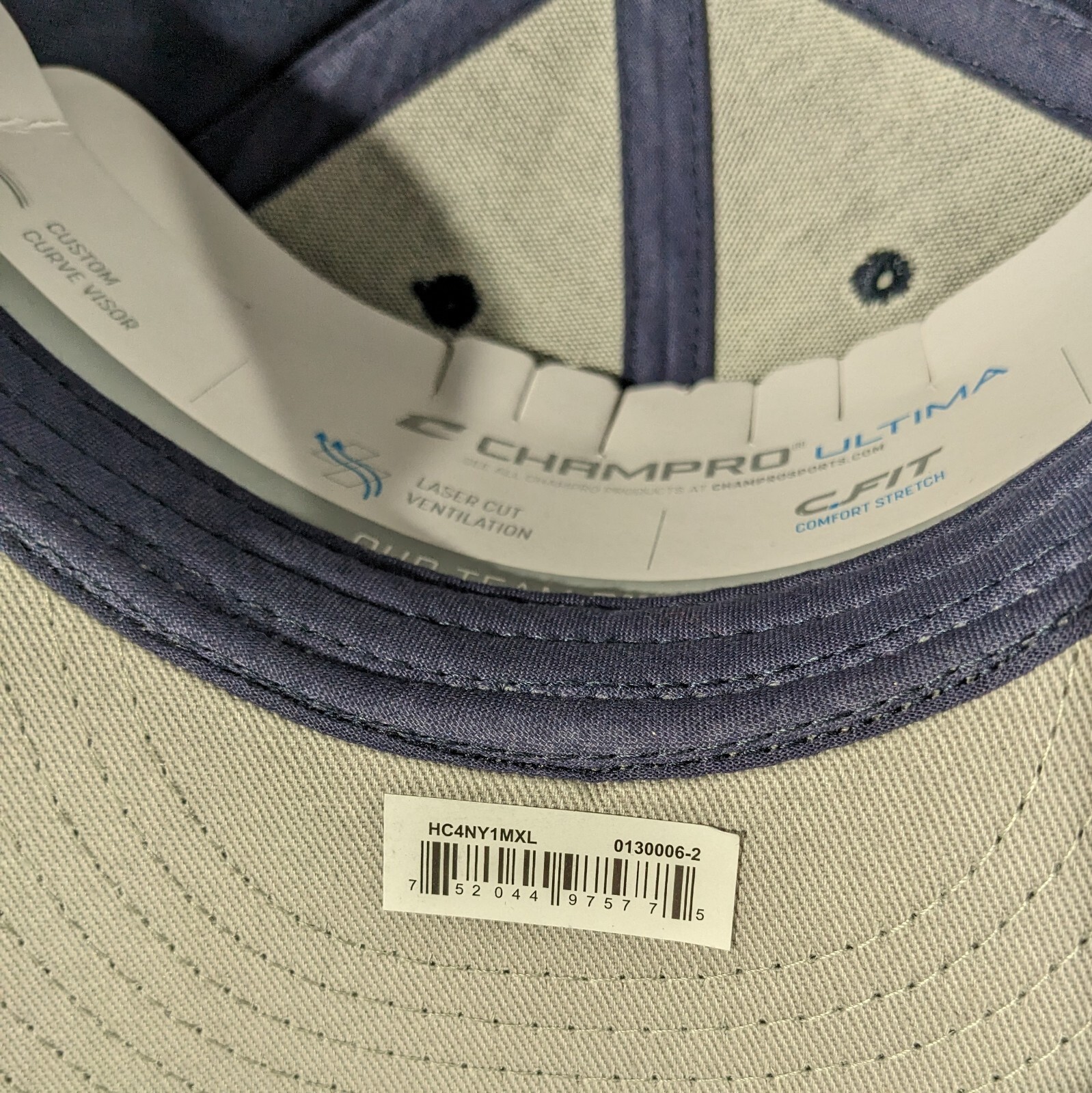 Navy Blue Hat with F Logo Snapback Medium - XL