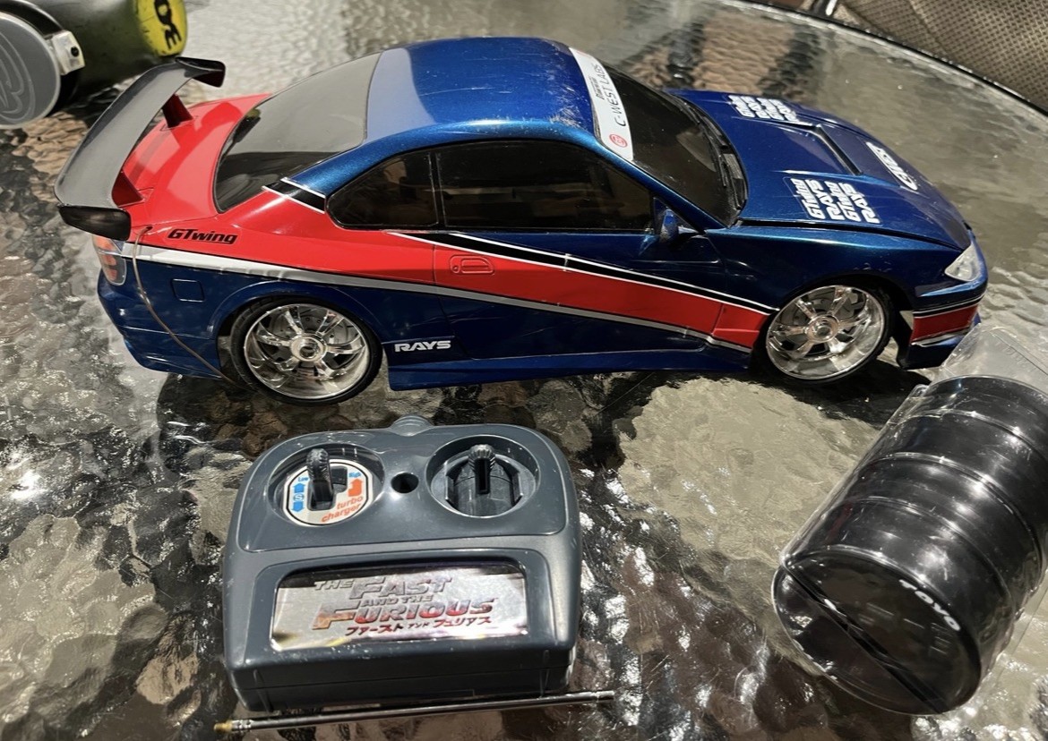 NIKKO Radio Control RC 1/10 Car Fast & the Furious Nissan Silvia S-15 NOS rare