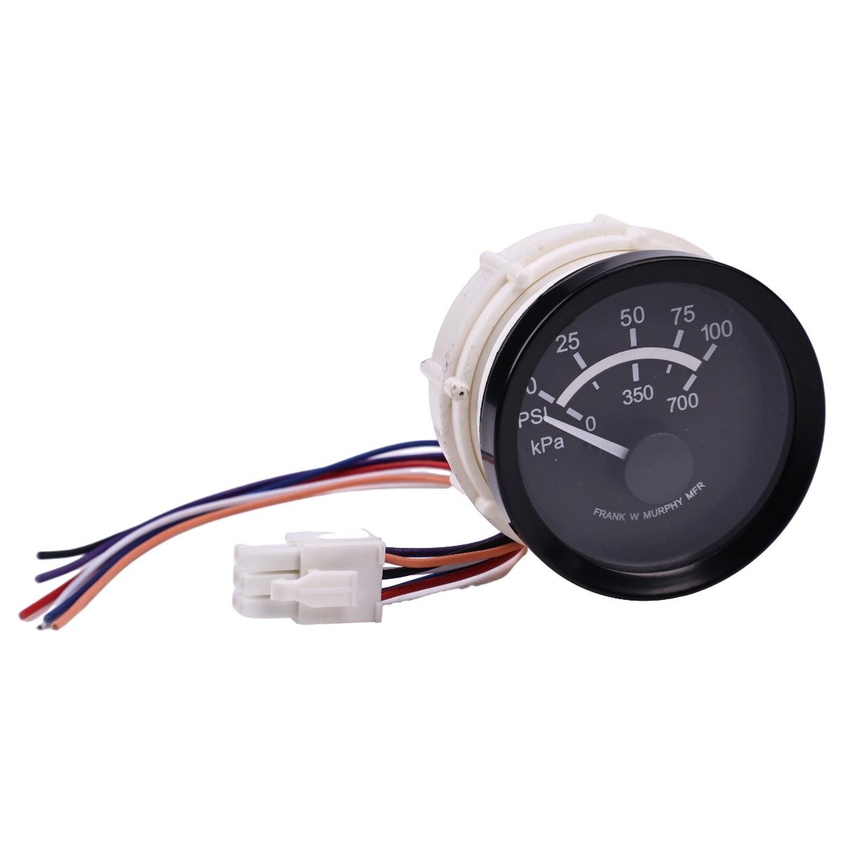New 100PSI Electric Oil Pressure Gauge 05-70-2407 For Murphy EGS21P-100-12-A