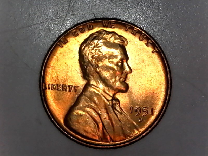 1951-D Lincoln Wheat Cent Uncirculated BU